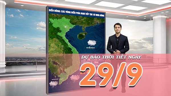 [Video] Dự báo thời tiết ngày 29/9/2026: Nắng gia tăng trên cả nước, Bắc Bộ và Trung Bộ có nơi nắng nóng