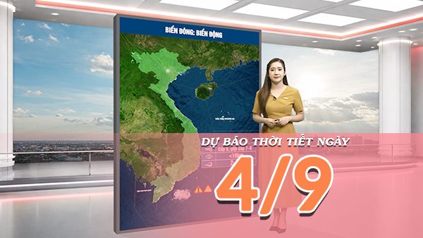 [Video] Dự báo thời tiết ngày 4/9/2026: Bắc Bộ và Trung Bộ nắng nóng, Nam Bộ mưa dông