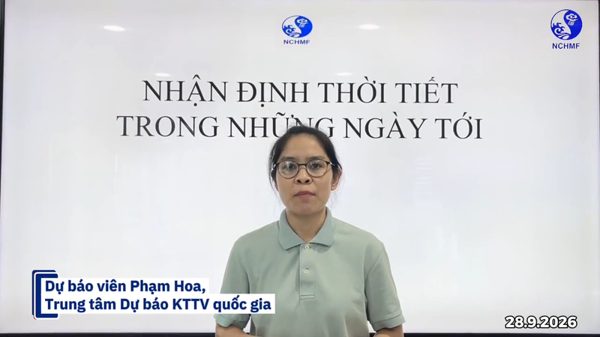 [Video] Không khí lạnh tăng cường từ đêm 30/9, Bắc Bộ và Trung Bộ có mưa, nhiệt độ giảm