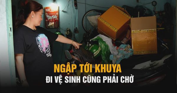 Việt kiều từ Mỹ về TP.HCM tạo bất ngờ cho gia đình, giật mình khi nhà nằm giữa ‘biển nước’ ngập
