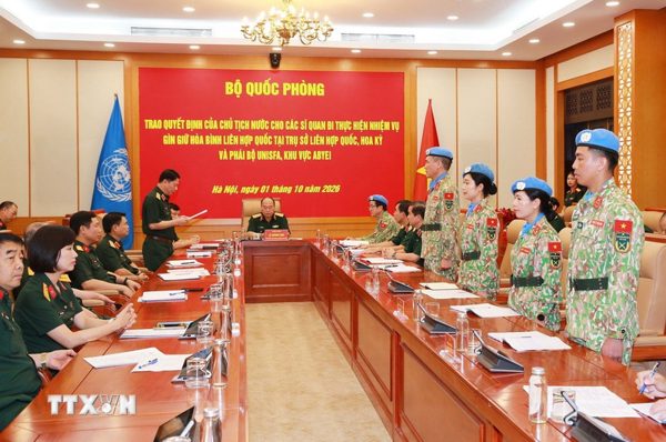 Việt Nam có thêm 2 sỹ quan đảm nhiệm vị trí chuyên gia tại Trụ sở Liên hợp quốc