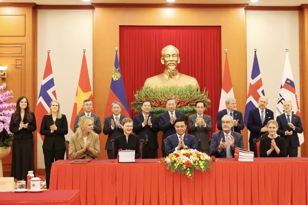 Việt Nam - EFTA chính thức ký kết Hiệp định Thương mại tự do