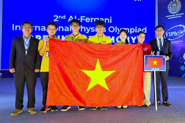 Việt Nam giành 1 Huy chương Vàng Olympic Vật lý quốc tế Al-Fergani năm 2026