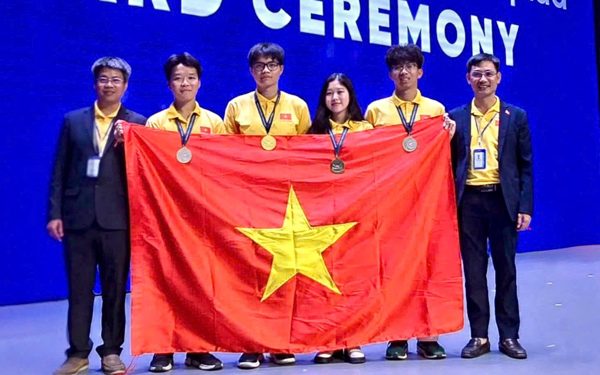 Việt Nam giành 1 huy chương vàng, xếp thứ tư Olympic vật lý quốc tế Al-Fergani 2026