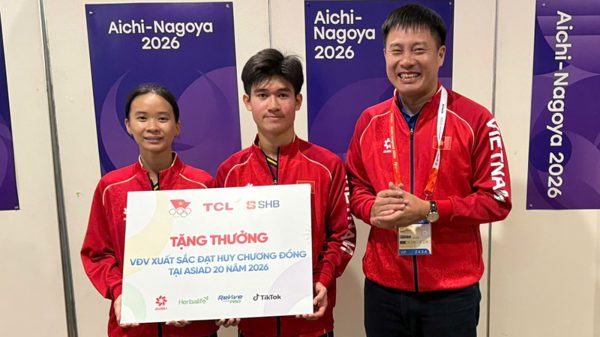 Việt Nam giành những tấm Huy chương đầu tiên tại Asian Games 2026