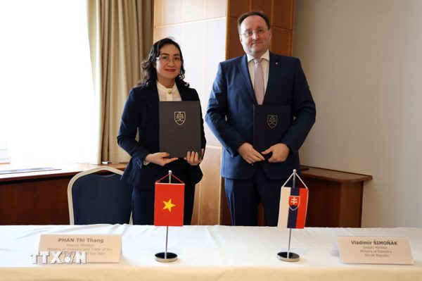 Việt Nam-Slovakia thúc đẩy hợp tác kinh tế, thương mại và đầu tư