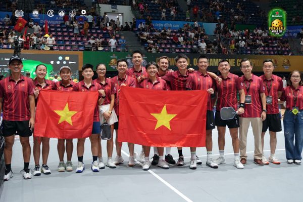 Việt Nam tranh chức vô địch với Mỹ ở chung kết World Cup Pickleball 2026