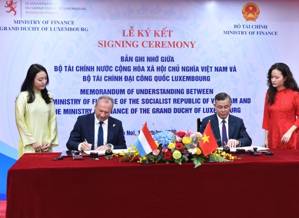 Việt Nam và Luxembourg ký kết hợp tác tài chính thúc đẩy phát triển bền vững
