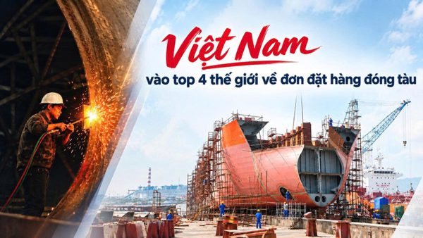 Việt Nam vào top 4 thế giới về đơn đặt hàng đóng tàu
