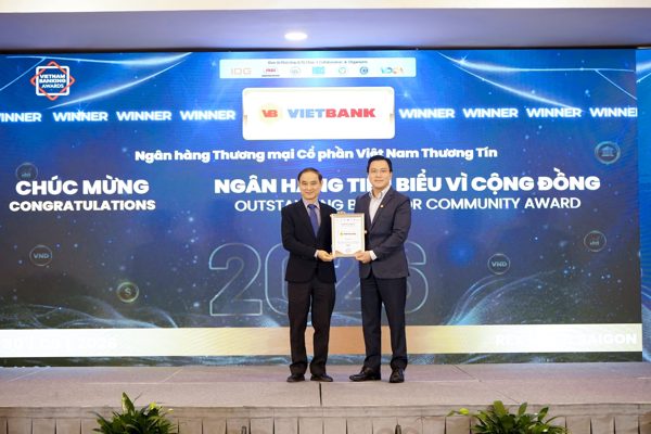 Vietbank được vinh danh ‘Ngân hàng tiêu biểu vì cộng đồng 2026’