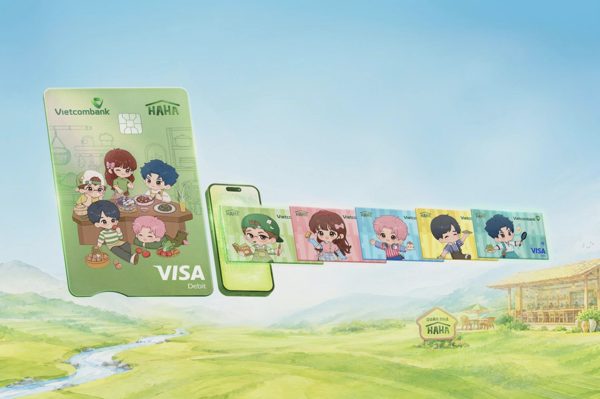 Vietcombank đồng đầu tư Quán Nhà Haha, đưa dàn nghệ sĩ lên thiết kế thẻ