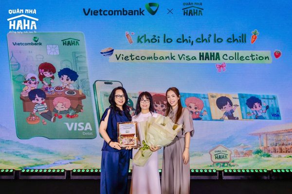Vietcombank ra mắt bộ sưu tập thẻ độc quyền Vietcombank Visa Haha Collection