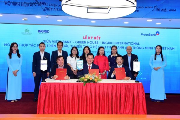 VietinBank cùng GreenHouse, Ingrid International phát triển hệ sinh thái xanh AI