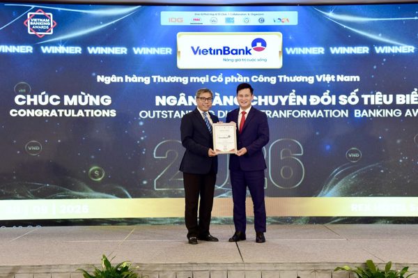 VietinBank khẳng định bước tiến chuyển đổi số với chuỗi giải thưởng danh giá