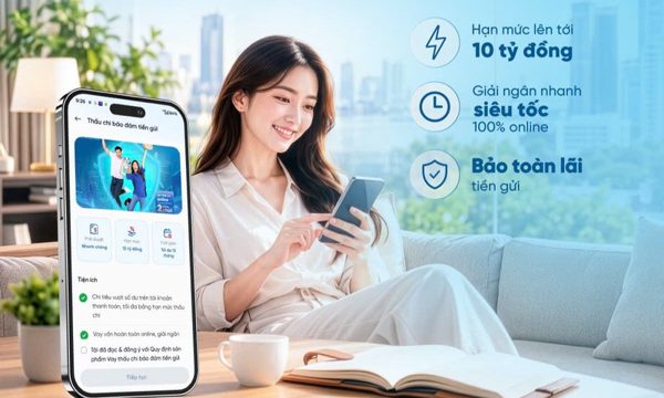 VietinBank ra mắt sản phẩm vay thấu chi bảo đảm bằng tiền gửi trực tuyến
