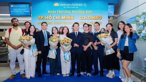 Vietnam Airlines chính thức khai trương đường bay Thành phố Hồ Chí Minh-Colombo