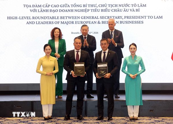 Vietnam Airlines đẩy mạnh khai thác thị trường hàng không Việt Nam-Bỉ