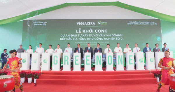Viglacera khởi công Green One - khu công nghiệp công nghệ cao đầu tiên của Hưng Yên