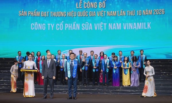 Vinamilk 18 năm liên tục giữ danh hiệu thương hiệu quốc gia