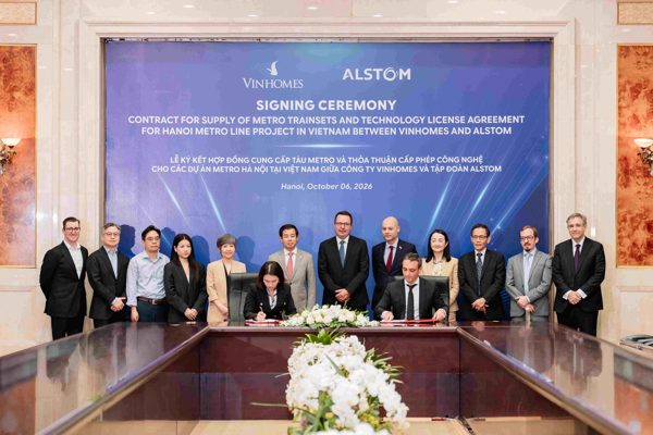 Vingroup và Alstom hợp tác chuyển giao công nghệ cho dự án đường sắt đô thị