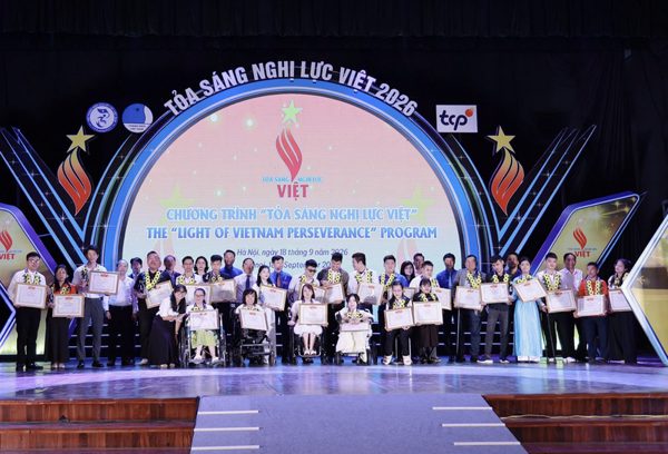 Vinh danh 26 gương thanh niên khuyết tật tiêu biểu "toả sáng nghị lực Việt"
