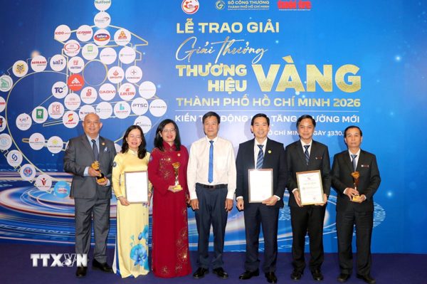 Vinh danh 50 doanh nghiệp, tổ chức Thương hiệu Vàng Thành phố Hồ Chí Minh