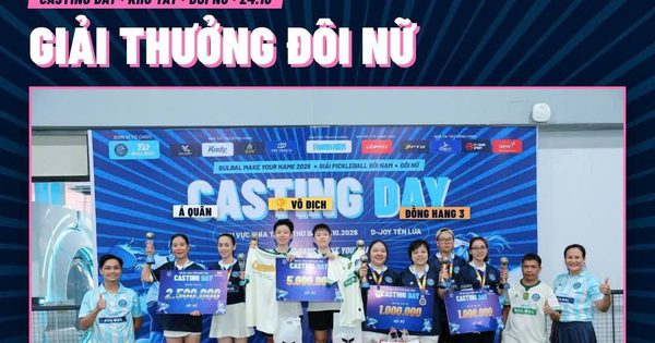 Vinh danh những nhà vô địch BULBAL CASTING DAY