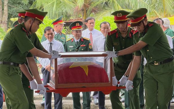 Vĩnh Long an táng 65 hài cốt liệt sĩ, sau gần 3 tháng tìm kiếm
