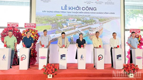 Vĩnh Long nâng cấp hạ tầng Bến cảng hành khách Vĩnh Long