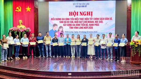 Vĩnh Long xây dựng gia đình hạnh phúc từ chính sách dân số bền vững