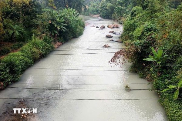 Vịt chết bất thường khi nước sông Cầu đổi màu tại Thái Nguyên