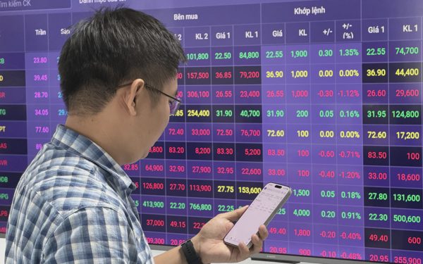 VN-Index giảm gần 16 điểm trong ngày đầu nâng hạng