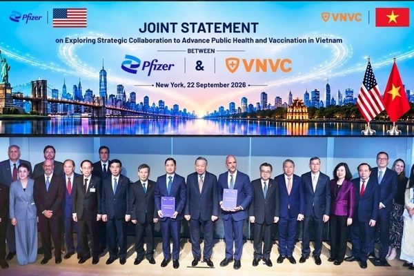 VNVC và Pfizer hợp tác nâng cao năng lực y tế dự phòng Việt Nam