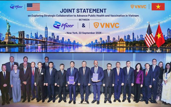 VNVC và Pfizer hợp tác tăng cường năng lực y tế dài hạn  cho Việt Nam