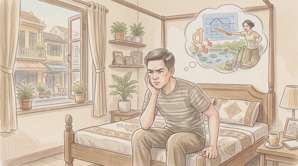 Vợ bỏ về ngoại, ép tôi bỏ tiền xây nhà trên cái ao bố mẹ vợ cho