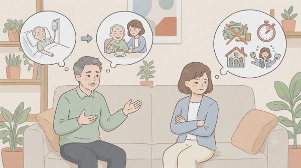 Vợ không chịu đón bố mẹ chồng đau ốm về chăm sóc