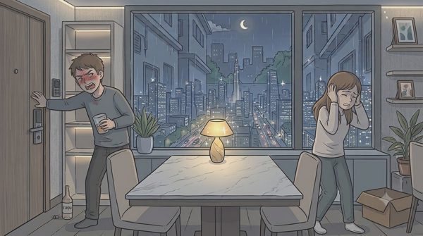 Vợ ôm hai con trốn chạy khỏi những trận đòn roi của người chồng nát rượu