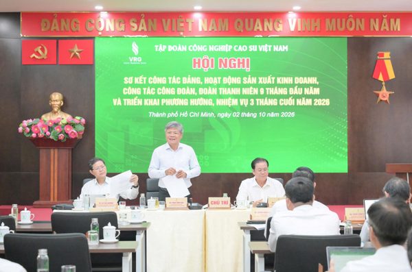 VRG dồn lực thi đua, hoàn thành cao nhất mục tiêu năm 2026