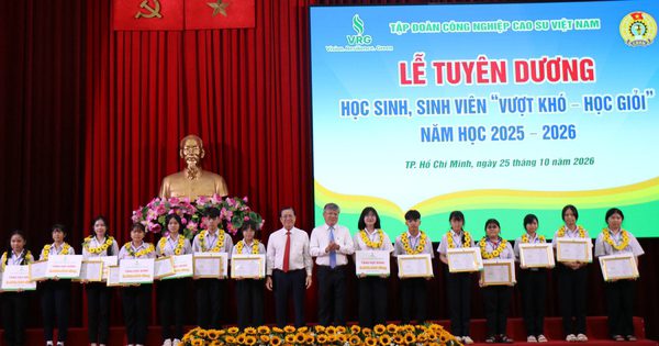 VRG tiếp sức con em công nhân cao su vững bước trên đường học tập