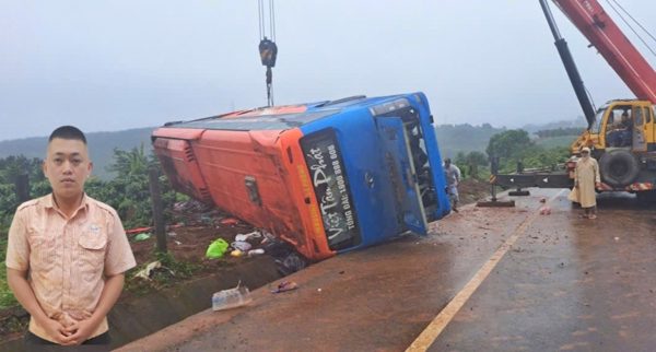 Vụ lật xe khách chở 34 người, 4 người tử vong ở Gia Lai: Khởi tố tài xế
