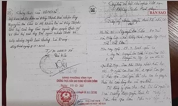 Vụ tranh chấp 9.000 m2 đất chưa ngã ngũ giữa con dâu trưởng và các em chồng