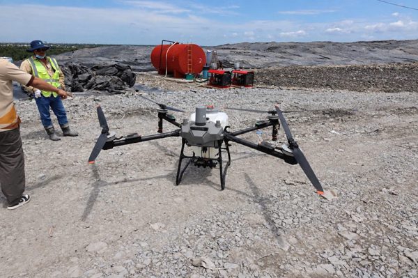 VWS hướng tới dùng Drone chuyên dụng để xử lý môi trường tại Đa Phước