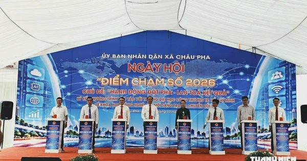 Xã Châu Pha hợp tác trường đại học về khoa học công nghệ, chuyển đổi số