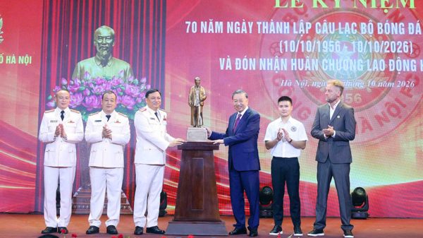 Xây dựng Câu lạc bộ bóng đá Công an Hà Nội trở thành tượng đài bóng đá khu vực