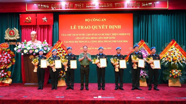 Xây dựng hình ảnh tự hào về người chiến sĩ Công an tham gia hoạt động gìn giữ hòa bình