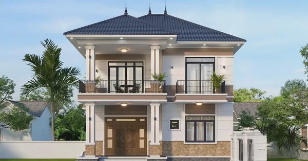 Xây nhà mái Nhật 2 tầng 75m² hết bao nhiêu tiền?