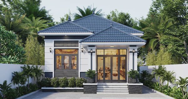 Xây nhà mái Nhật 60m² 2 phòng ngủ khoảng bao nhiêu tiền?