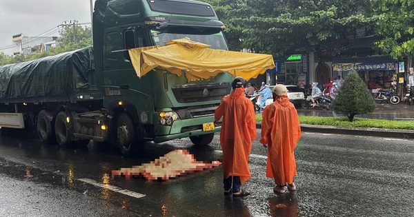 Xe đầu kéo va chạm xe máy trên quốc lộ 1, người đàn ông tử vong tại chỗ