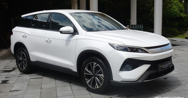 Xe plug-in hybrid BYD Sealion 5 về Việt Nam, 'đầy pin đầy bình' chạy hơn 1.200 km