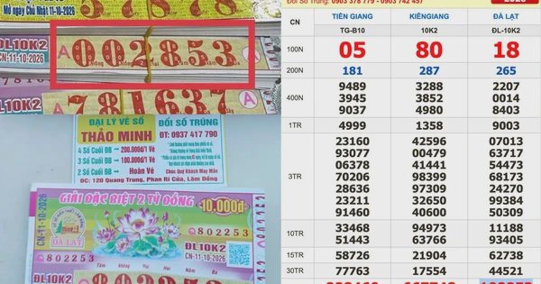 Xổ số miền Nam ngày 11 tháng 10: Tìm người trúng số đài Đà Lạt